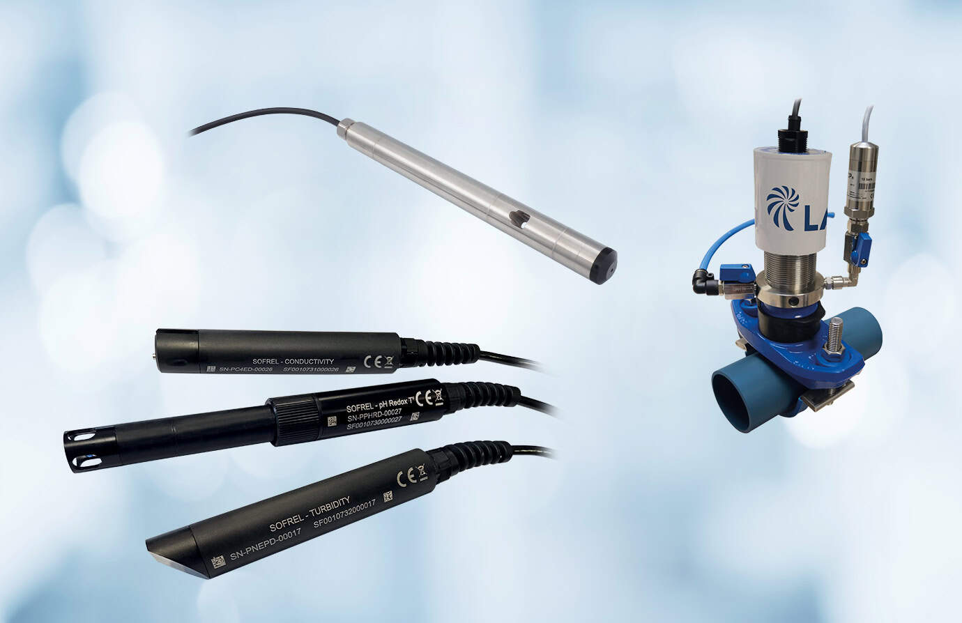 SOFREL quality sensors range