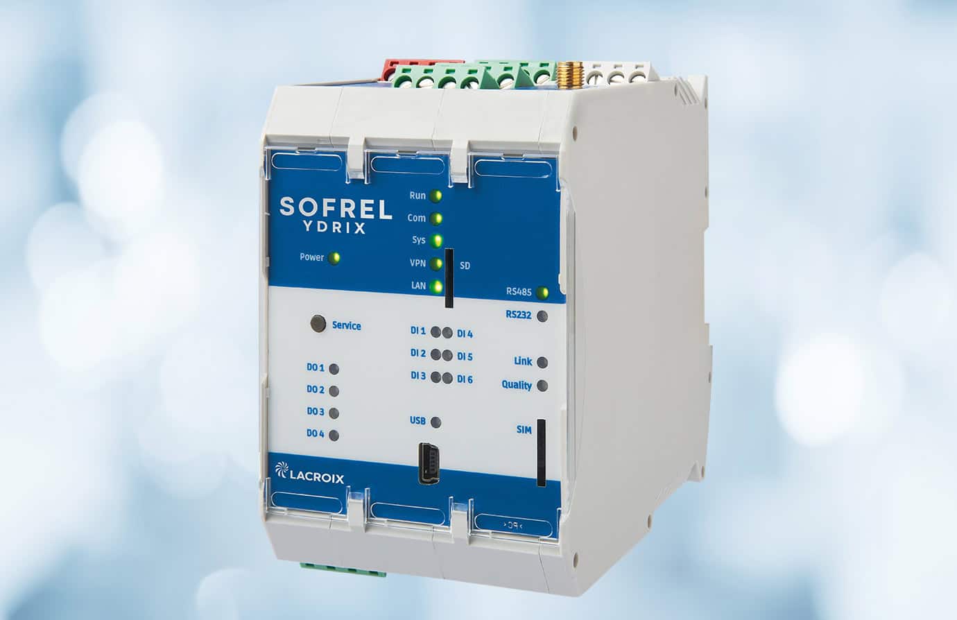 RTU SOFREL YDRIX for water facilities automation