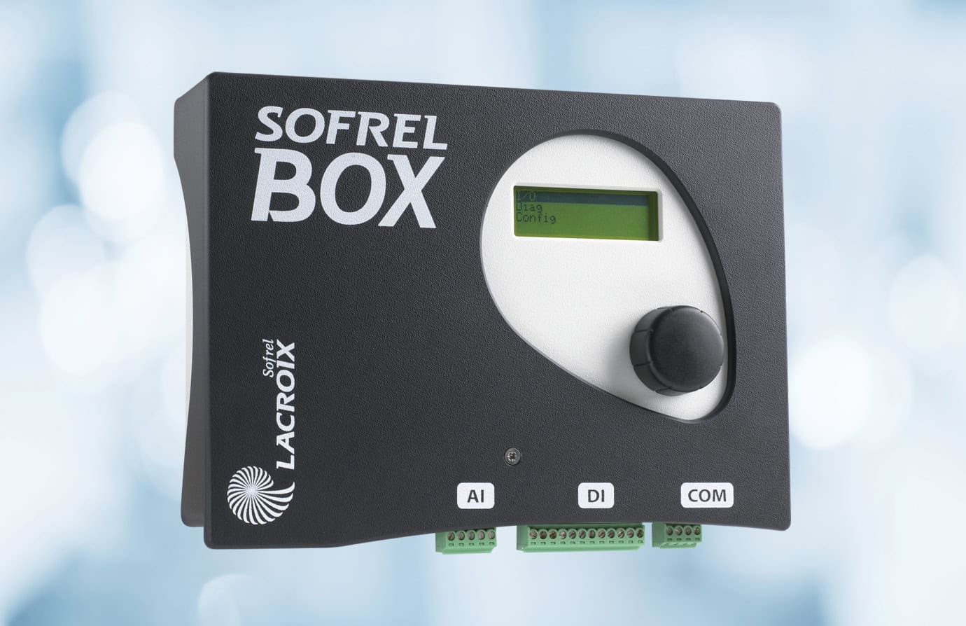 Data transmitter designed for radio remote monitoring