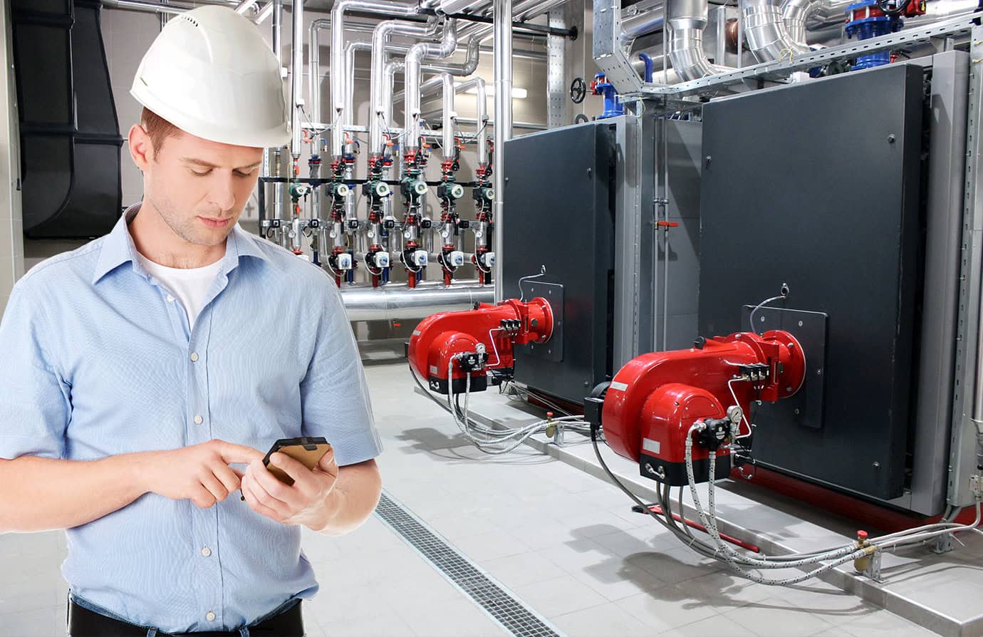 Regulation of Distributed Boiler Rooms ; costs through precise monitoring and real-time regulation.