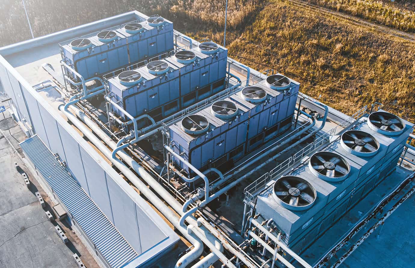 Remote management of air conditioning and ventilation units