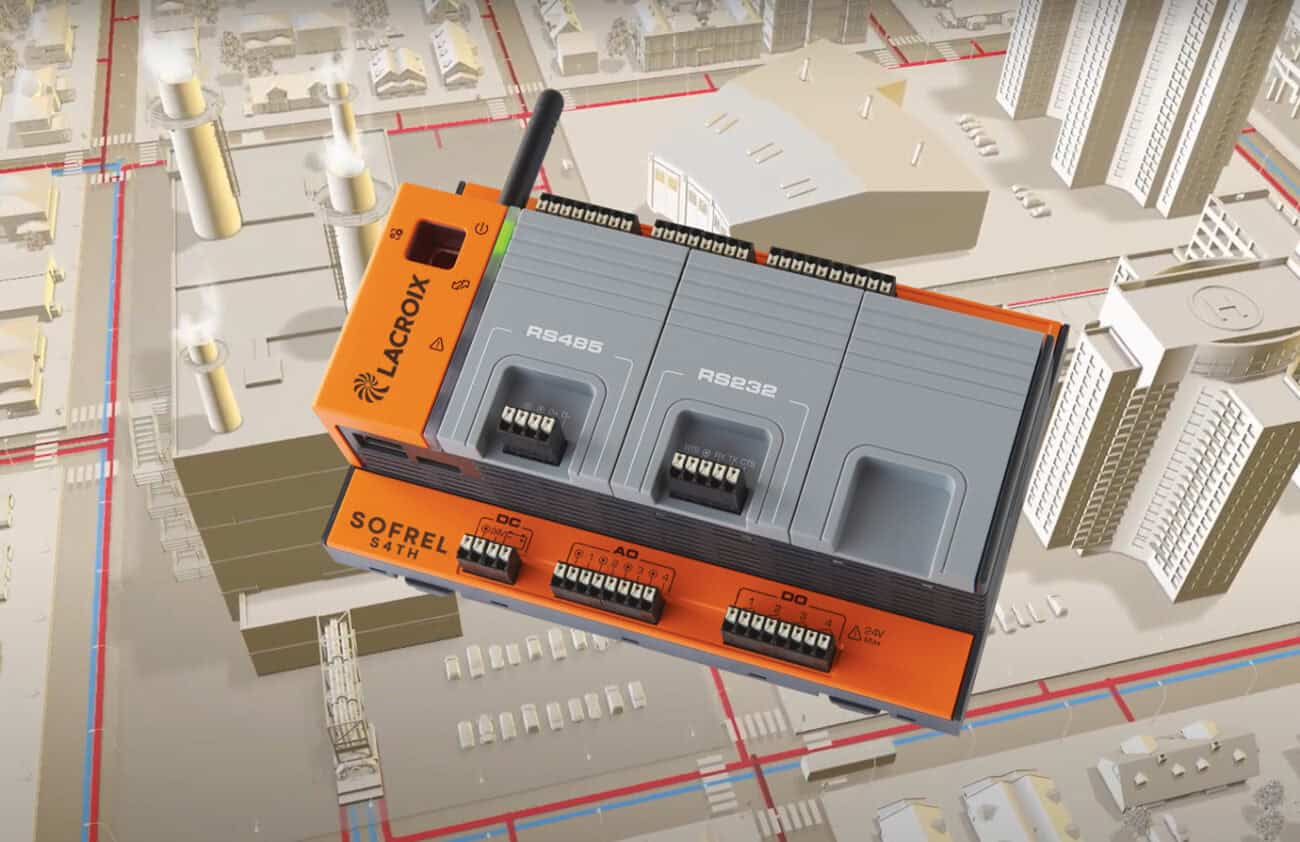 SOFREL S4TH remote regulation for heat networks and HVAC systems