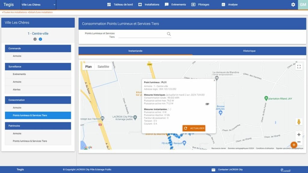 Tegis web