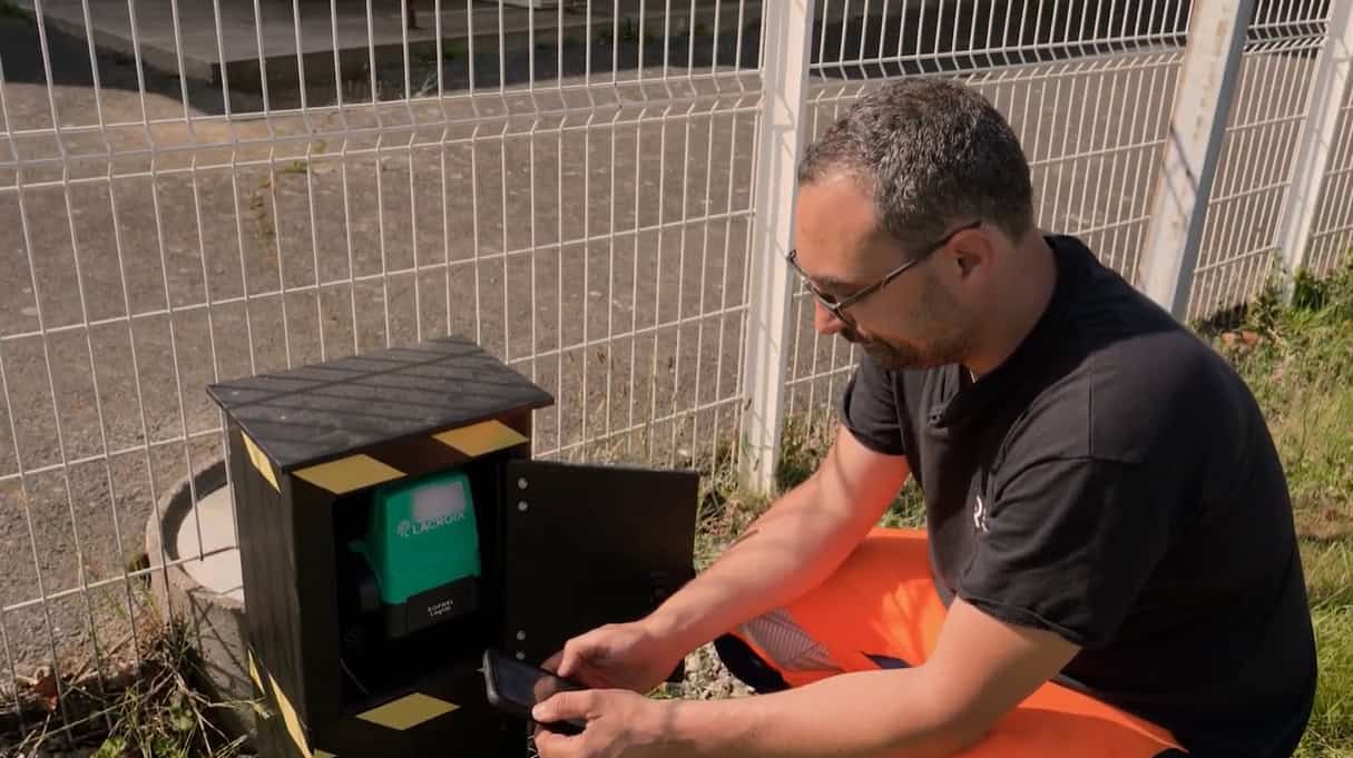Installation d'un data logger pour la sectorisation réseau d'eau